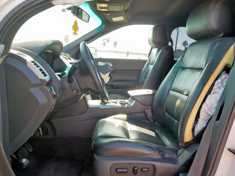 1FM5K7F80DGA54140 - 2013 FORD EXPLORER LIMITED WHITE photo 7