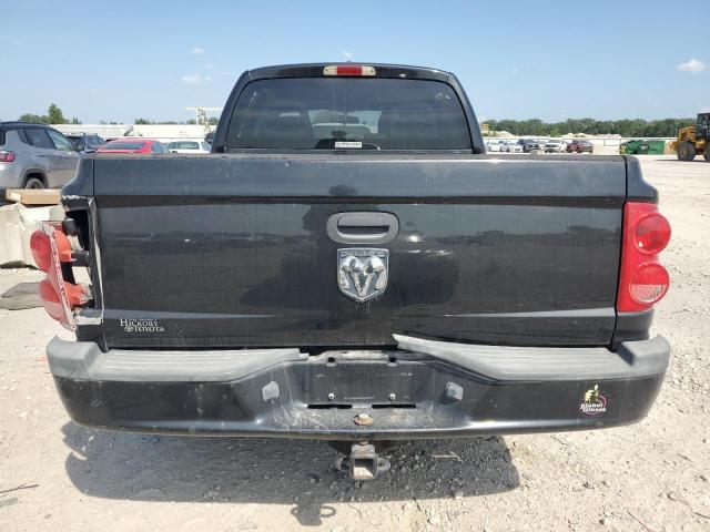 1D7HE48K36S702687 - 2006 DODGE DAKOTA QUAD SLT შავი ფოტო 6