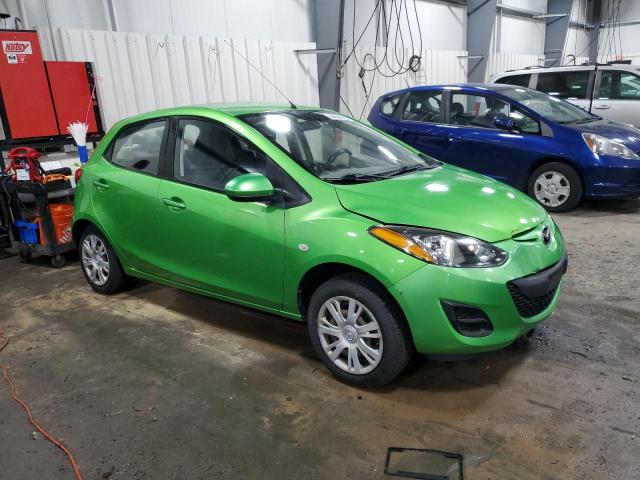 JM1DE1HY1B0123537 - 2011 MAZDA MAZDA2 GREEN photo 4