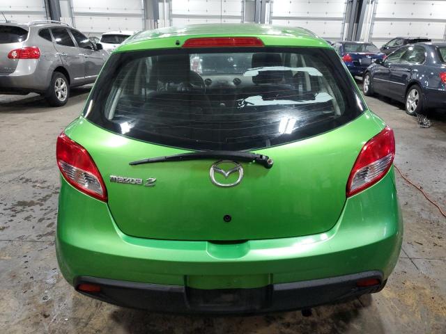 JM1DE1HY1B0123537 - 2011 MAZDA MAZDA2 GREEN photo 6