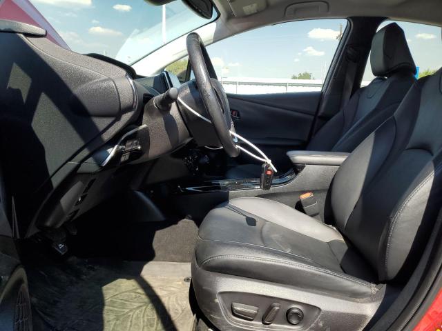 JTDKARFP7J3090763 - 2018 TOYOTA PRIUS PRIM Czerwony zdjęcie 7