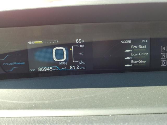 JTDKARFP7J3090763 - 2018 TOYOTA PRIUS PRIM Czerwony zdjęcie 9