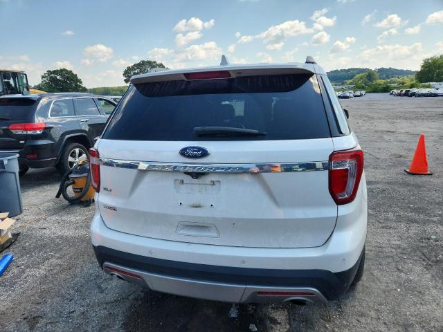 1FM5K7D84HGB43492 - 2017 FORD EXPLORER XLT WHITE photo 6