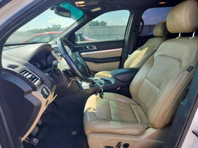 1FM5K7D84HGB43492 - 2017 FORD EXPLORER XLT WHITE photo 7