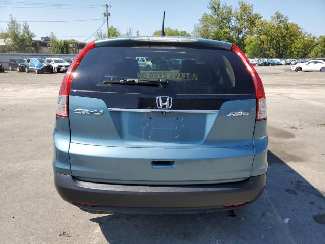 2HKRM4H56DH689327 - 2013 HONDA CR-V EX TURQUOISE photo 6