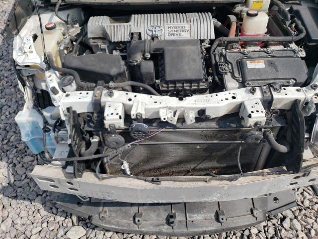 JTDKN3DU7F0445062 - 2015 TOYOTA PRIUS WHITE photo 11