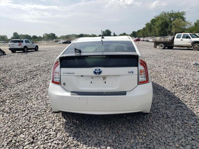 JTDKN3DU7F0445062 - 2015 TOYOTA PRIUS WHITE photo 6