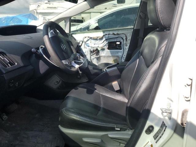 JTDKN3DU7F0445062 - 2015 TOYOTA PRIUS WHITE photo 7