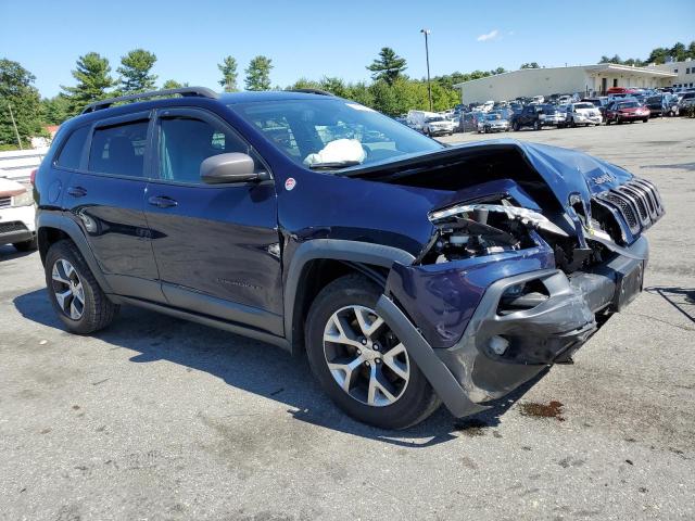 1C4PJMBS0EW157145 - 2014 JEEP CHEROKEE TRAILHAWK ლურჯი ფოტო 4