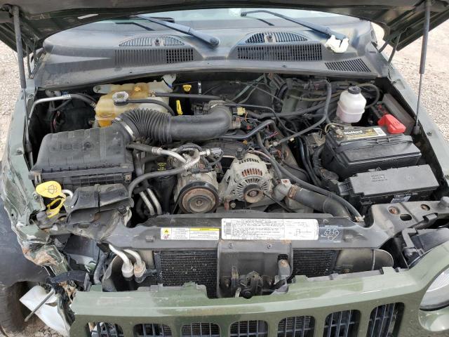 1J4GL48K06W227286 - 2006 JEEP LIBERTY SPORT მწვანე ფოტო 11
