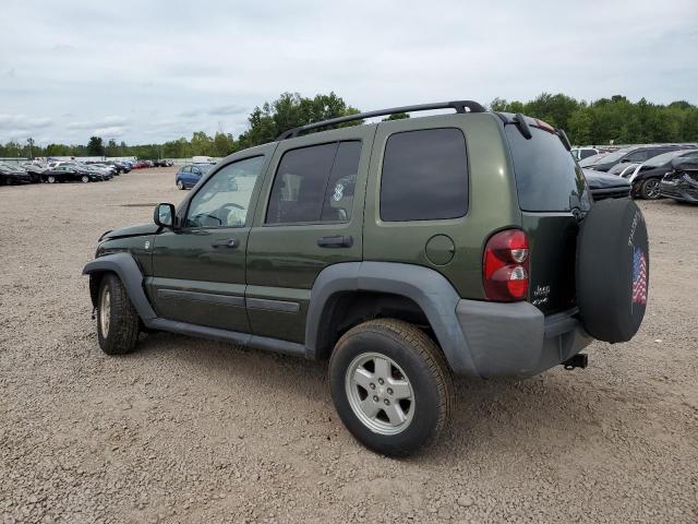 1J4GL48K06W227286 - 2006 JEEP LIBERTY SPORT მწვანე ფოტო 2