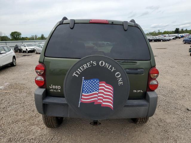 1J4GL48K06W227286 - 2006 JEEP LIBERTY SPORT მწვანე ფოტო 6