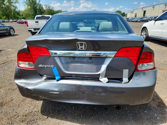 2HGFA1F5XBH303769 - 2011 HONDA CIVIC LX GRAY photo 6