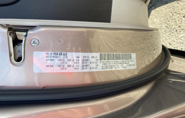 2C4RC1FG2JR227092 - 2018 CHRYSLER PACIFICA TOURING PLUS Қоңыр фото 10