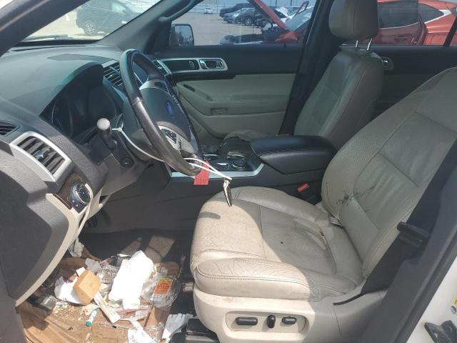 1FMHK8F8XCGA48170 - 2012 FORD EXPLORER LIMITED Ақ фото 7