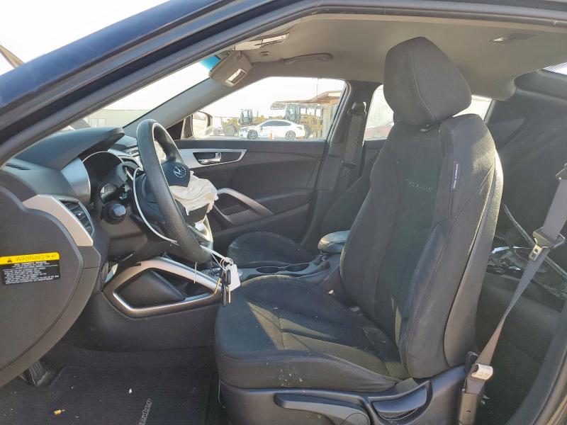 KMHTC6AD4FU245065 - 2015 HYUNDAI VELOSTER შავი ფოტო 7