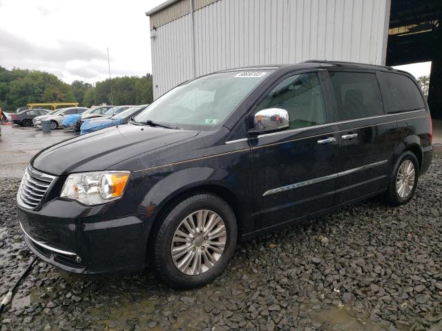 2C4RC1CG5CR363921 - 2012 CHRYSLER TOWN & COU TOURING L BLACK photo 1