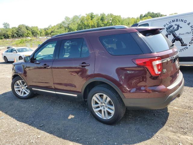 1FM5K8D85JGA33515 - 2018 FORD EXPLORER XLT Kastanienbraun Foto 2
