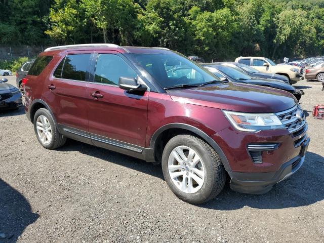 1FM5K8D85JGA33515 - 2018 FORD EXPLORER XLT Kastanienbraun Foto 4