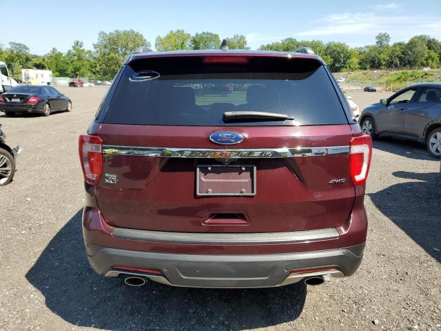 1FM5K8D85JGA33515 - 2018 FORD EXPLORER XLT Kastanienbraun Foto 6