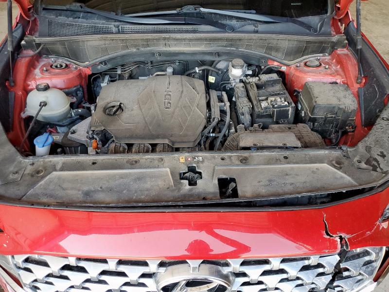 5NMS64AJ4NH375354 - 2022 HYUNDAI SANTA FE SEL RED photo 12