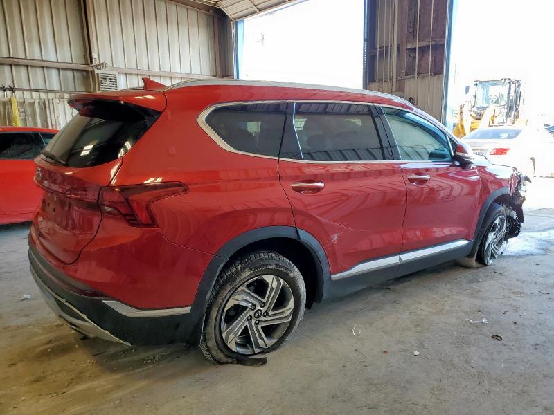 5NMS64AJ4NH375354 - 2022 HYUNDAI SANTA FE SEL RED photo 3