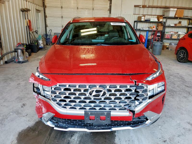 5NMS64AJ4NH375354 - 2022 HYUNDAI SANTA FE SEL RED photo 5