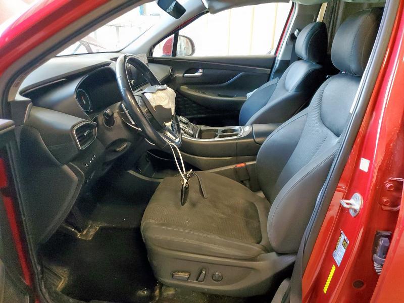 5NMS64AJ4NH375354 - 2022 HYUNDAI SANTA FE SEL RED photo 7