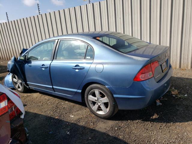 2HGFA16988H507403 - 2008 HONDA CIVIC EXL BLUE photo 2