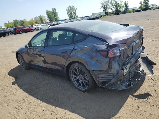 5YJ3E1EA9NF340617 - 2022 TESLA MODEL 3 灰色 照片 2