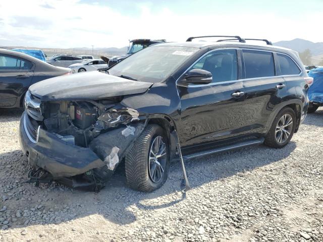 5TDJKRFH7GS270043 - 2016 TOYOTA HIGHLANDER XLE BLACK photo 1