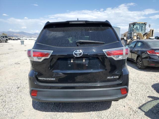 5TDJKRFH7GS270043 - 2016 TOYOTA HIGHLANDER XLE BLACK photo 6