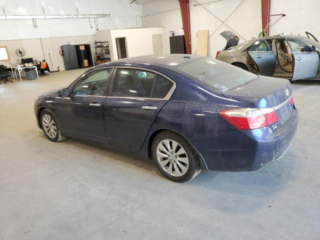 1HGCR2F8XDA151439 - 2013 HONDA ACCORD EXL BLUE photo 2