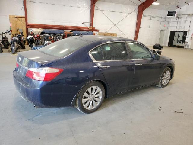 1HGCR2F8XDA151439 - 2013 HONDA ACCORD EXL BLUE photo 3