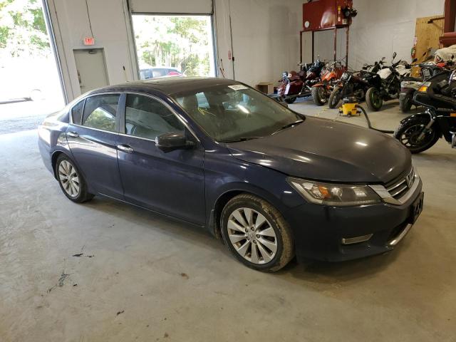 1HGCR2F8XDA151439 - 2013 HONDA ACCORD EXL BLUE photo 4