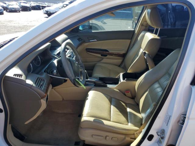 1HGCP26878A070510 - 2008 HONDA ACCORD EXL WHITE photo 7