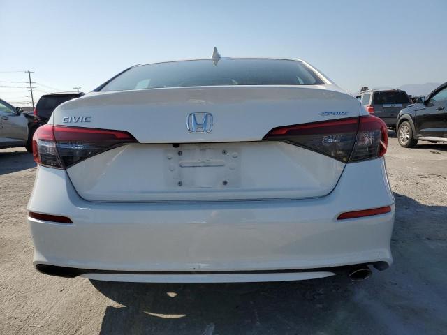 2HGFE2F57RH557900 - 2024 HONDA CIVIC SPORT WHITE photo 6