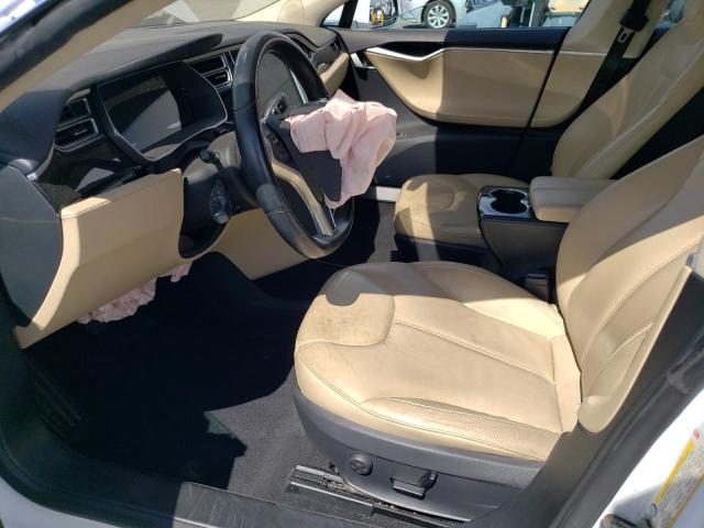 5YJSA1S10EFP46068 - 2014 TESLA MODEL S 白色 照片 7