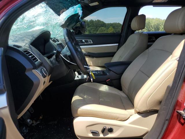 1FM5K8DH9GGC01679 - 2016 FORD EXPLORER XLT 红色 照片 7