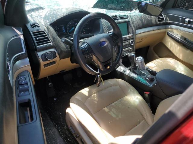 1FM5K8DH9GGC01679 - 2016 FORD EXPLORER XLT 红色 照片 8