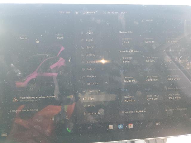 7SAYGDEEXPF799472 - 2023 TESLA MODEL Y ლურჯი ფოტო 9