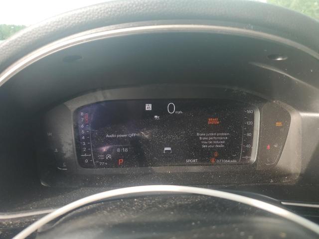 19XFL1H8XNE006999 - 2022 HONDA CIVIC SPORT TOURING RED photo 9