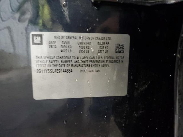 2G11Y5SL4E9144884 - 2014 CHEVROLET IMPALA LS BLUE photo 13