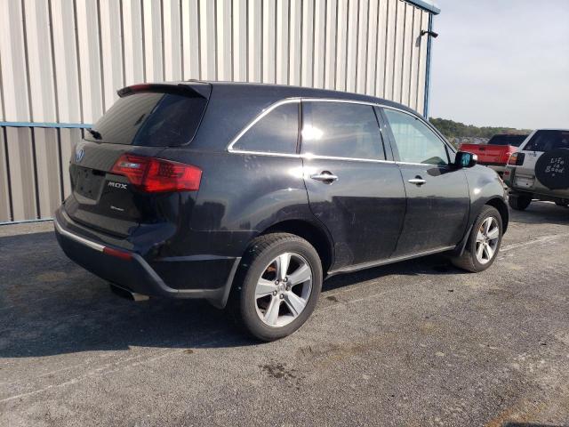 2HNYD2H2XCH527644 - 2012 ACURA MDX BLACK photo 3