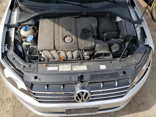 1VWCP7A31CC067197 - 2012 VOLKSWAGEN PASSAT SEL SILVER photo 11