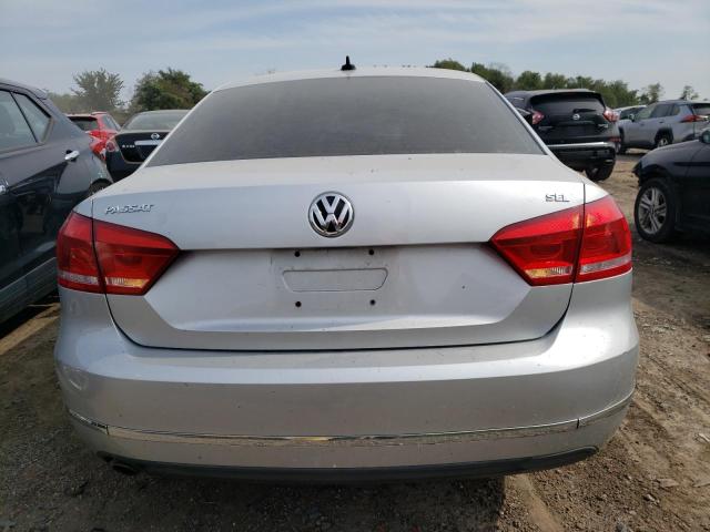 1VWCP7A31CC067197 - 2012 VOLKSWAGEN PASSAT SEL SILVER photo 6