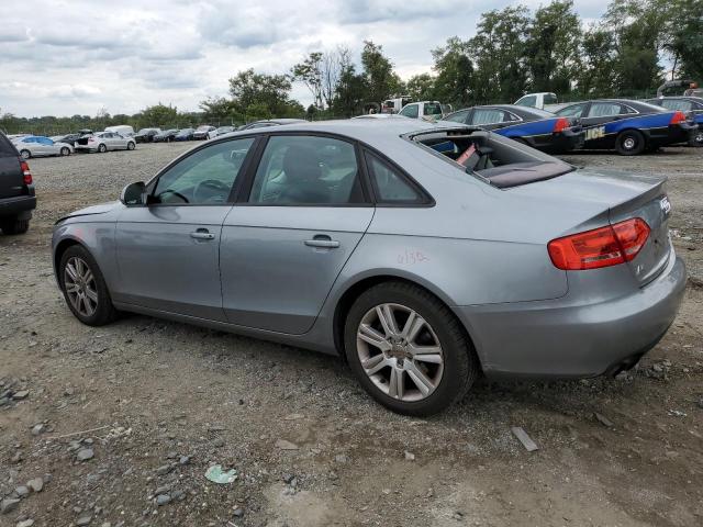 WAULF78K99N068725 - 2009 AUDI A4 2.0T QUATTRO SILVER photo 2