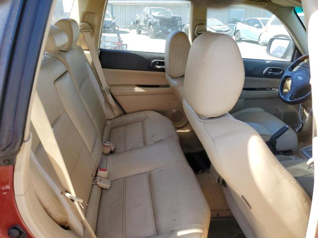 JF1SG67626H708039 - 2006 SUBARU FORESTER 2.5X LL BEAN RED photo 10