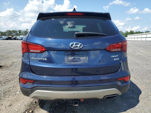 5XYZUDLB8HG474199 - 2017 HYUNDAI SANTA FE S BLUE photo 6