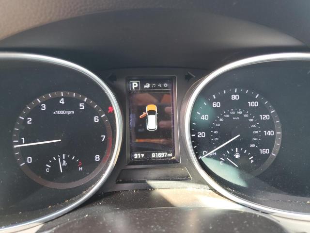 5XYZUDLB8HG474199 - 2017 HYUNDAI SANTA FE S BLUE photo 9